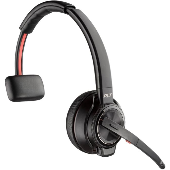 HP Poly Savi S8210 OTH Wireless UC Mono DECT Headset,D200 Dongle,PC, USB-A [8D3E9AA]