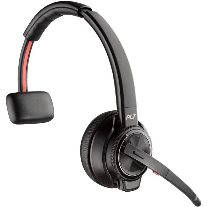 HP Poly Savi S8210 OTH Wireless MS Mono DECT Headset,D200 Dongle,PC, USB-A [8D3F1AA]