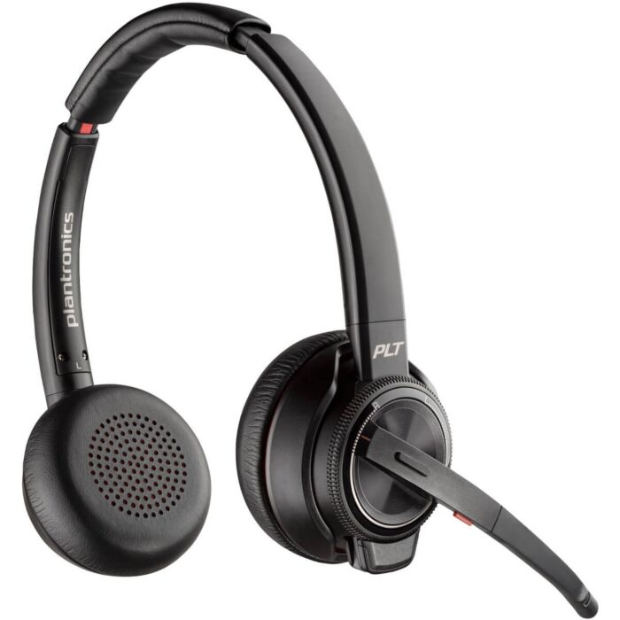 HP Poly Savi Office W8220 OTH Wireless MS Stereo DECT Headset, PC/Deskphone/Mobile, USB-A [8D3H8AA]