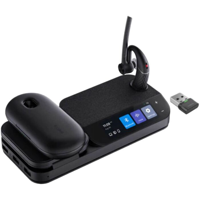 Yealink BH71 Workstation Pro Mono Headset [BH71-WS-PRO] Touch Screen, Mono Headset, Charging Carry Case, Wireless Charging, BT51 USB Dongle