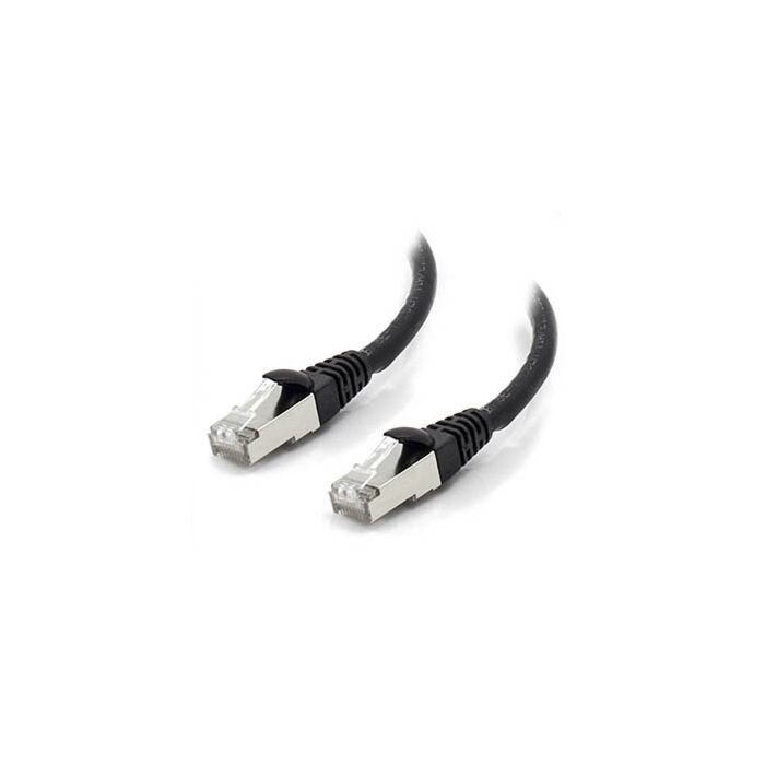 ALOGIC 5m Black 10GbE Shielded CAT6A LSZH Network Cable [C6A-05-Black-SH]
