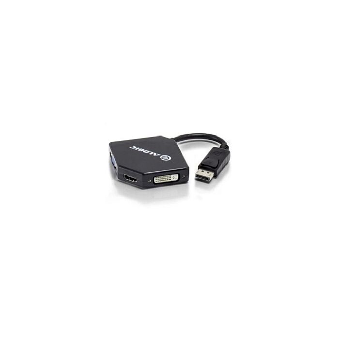 ALOGIC 3-in-1 DisplayPort to HDMI DVI VGA Adapter [DP-VGDVHD-ADP] Male to 3-Female