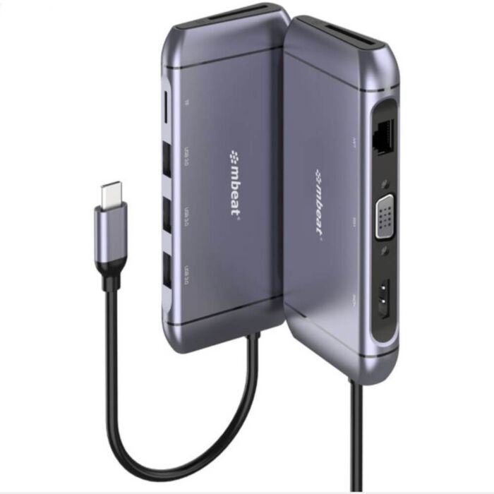 mbeat Elite X9 9-in-1 Multifunction USB-C Docking Station [MB-UCD-X9]