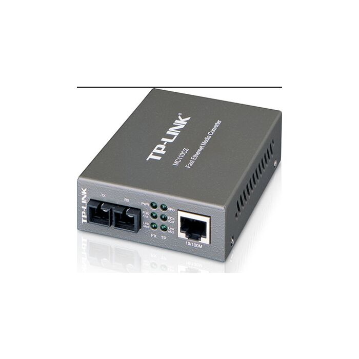 TP-LINK 10/100Mbps Single-Mode Media Converter [MC110CS]
