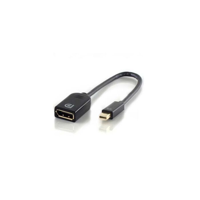 ALOGIC Premium 15cm Mini DisplayPort to DisplayPort Adapter - Male to Female (4K Compatible) [MDP-DP-ADP]