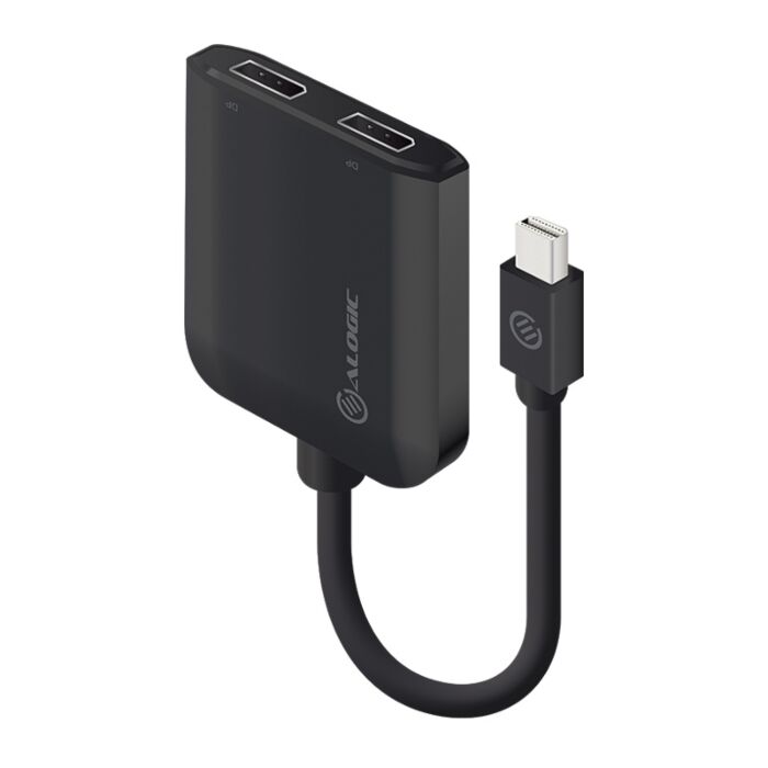 ALOGIC Mini DisplayPort to Dual DisplayPort 1.2 Adapter [MDP2DP-ADP]