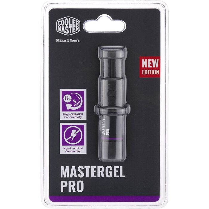 Cooler Master MasterGel Pro 1.50 mL Thermal Grease - Syringe - Grey - 8W/mK [MGY-ZOSG-N15M-R2]