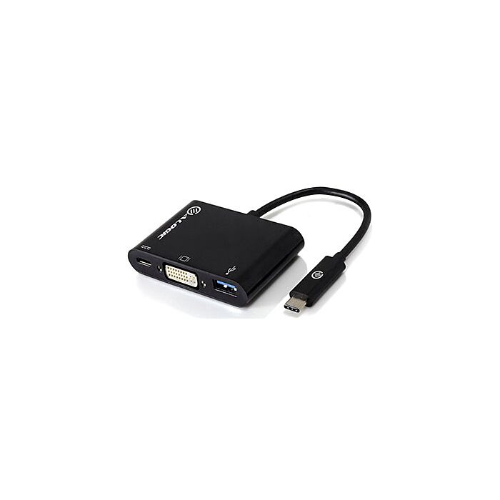 ALOGIC [MP-UCDVCH] USB-C MultiPort Adapter to DVI/USB 3.0/USB-C with Power Delivery (60W)