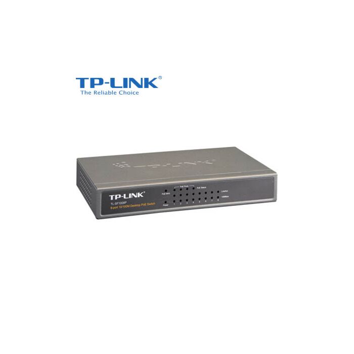 TP-Link TL-SF1008P 10/100 8-port PoE Switch