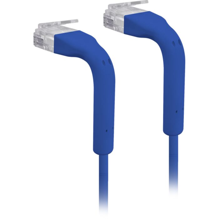 Ubiquiti UniFi Cat6 Patch Cable .22m Ultra-Thin 3mm Diameter RJ45 - Blue [U-CABLE-PATCH-RJ45-BL]