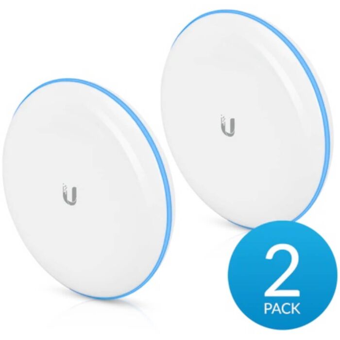 Ubiquiti UniFi Building-to-Building Bridge - 60GHz 1.7Gbps Link - Pack of 2x - Complete PtP Link [UBB]