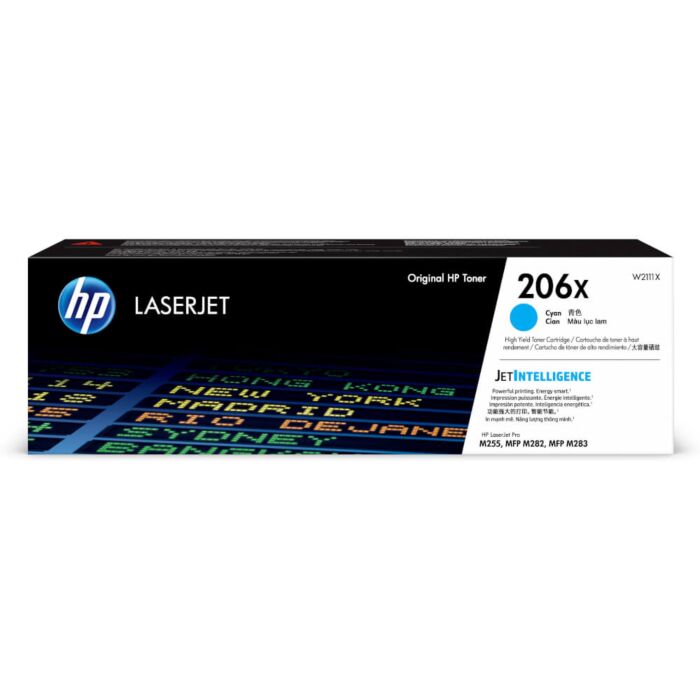 HP #206X Cyan Toner [W2111x] 2,450 pages