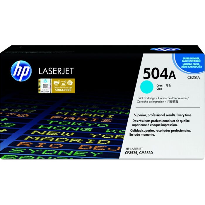 HP 504A Cyan Toner [CE251A]