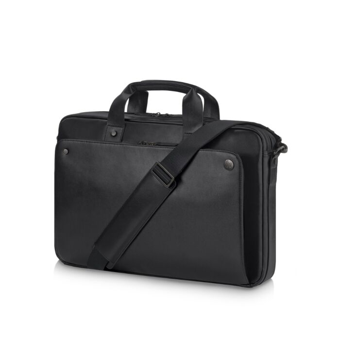 HP Executive 17.3-inch [P6N25AA] Black Leather Top Load Carrying Case
