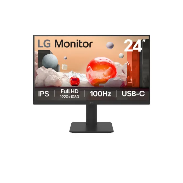 LG 24MS570B-B 24-inch Full HD monitor with USB-C connection