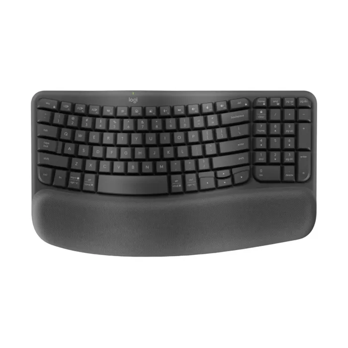 Logitech Wave Keys Wireless Ergonomic Keyboard - Graphite [920-012281]