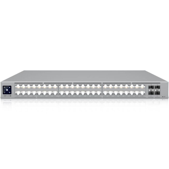 Ubiquiti UniFi Professional-grade 48-port Layer 3 Etherlighting PoE+++ Switch [USW-Pro-XG-48-PoE]