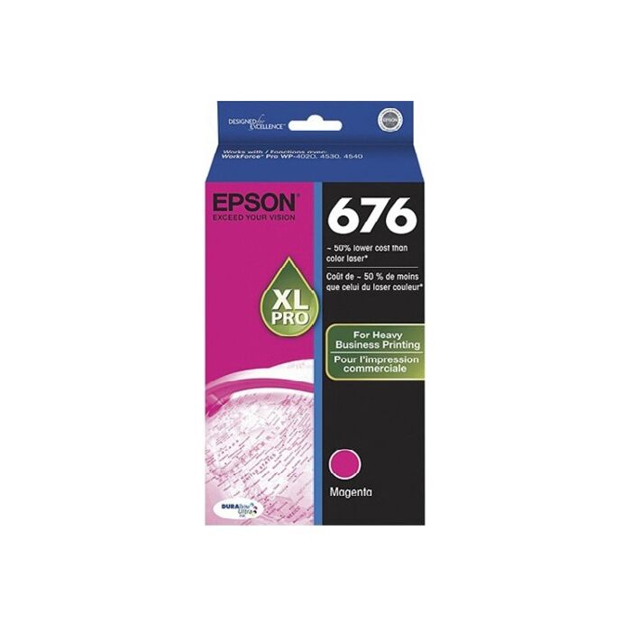 Epson 676XL Magenta Ink Cartridge Epson 676XL Magenta Ink Cartridge