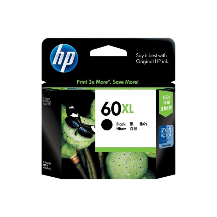 HP #60XL Black Ink CC641WA HP #60XL Black Ink CC641WA