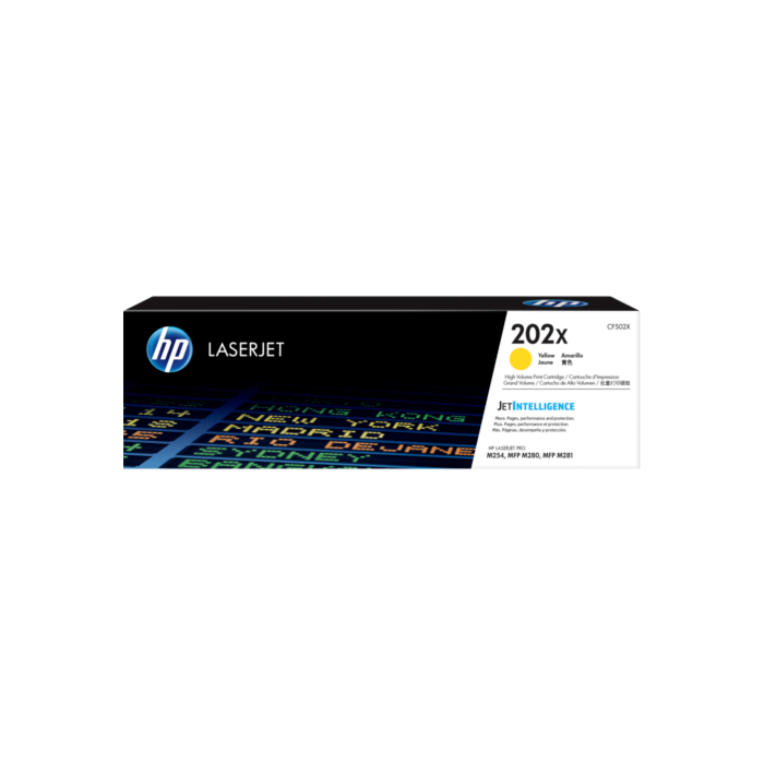 HP #202X Yell Toner CF502X HP #202X Yell Toner CF502X