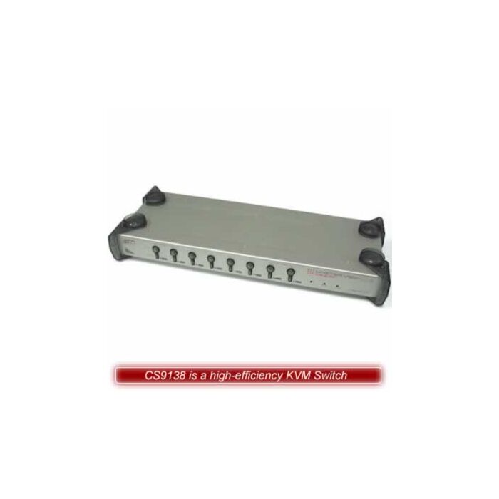 Aten CS-9138 8 Port Rackmount PS2 KVM Switch with OSD Aten CS-9138 8 Port Rackmount PS2 KVM Switch with OSD