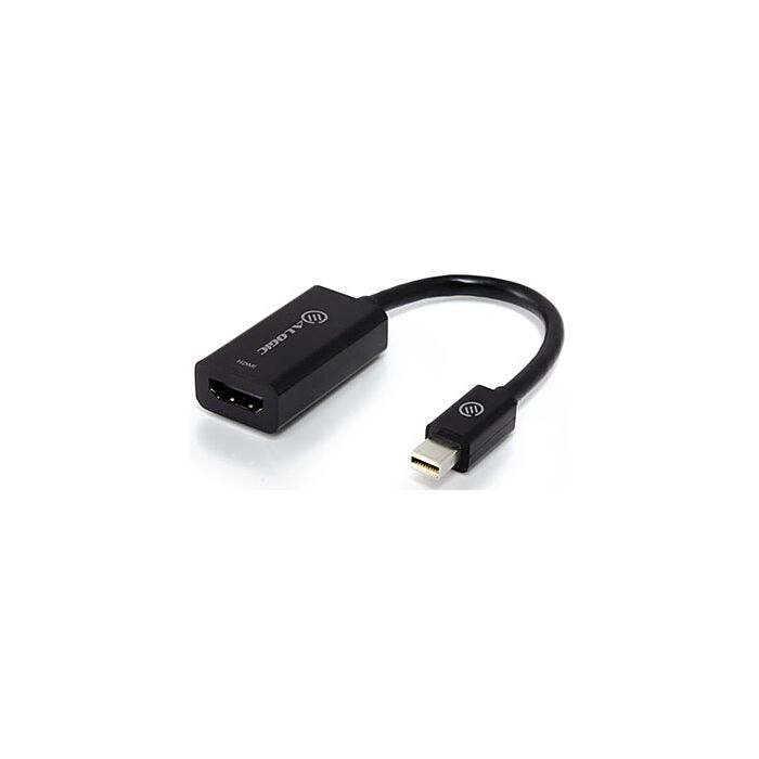 ALOGIC [MDP-HDBK-ACO] Elements 20cm Mini DisplayPort to HDMI Adapter - Male to Female - Black