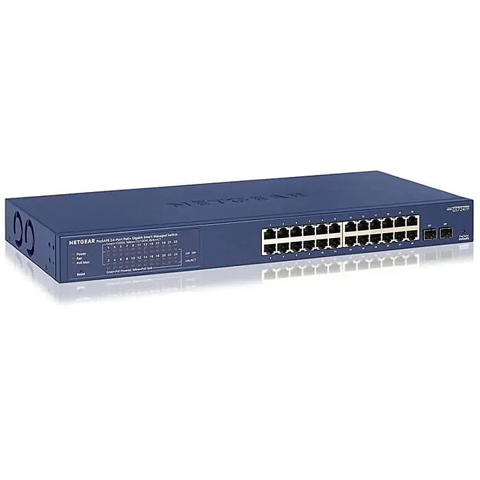 Netgear GS724TP 24-port Gigabit Ethernet Smart PoE Switch [GS724TP-300AUS]