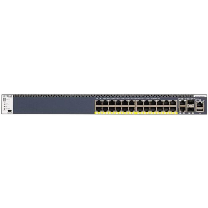 Netgear M4300-28G-PoE+ 24-Port [GSM4328PB-100AJS] Managed Switch
