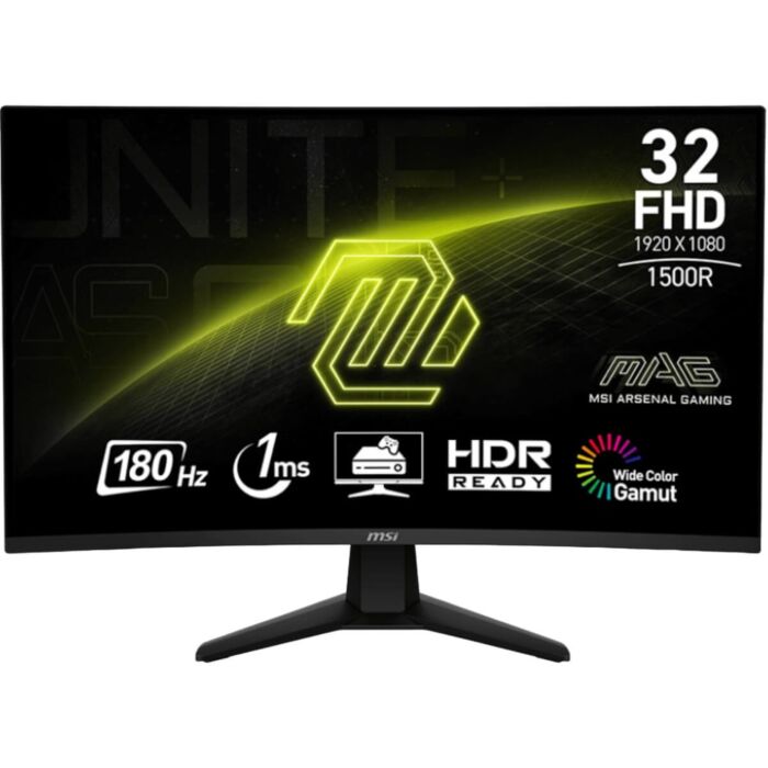 MSI MAG 32C6 32" FHD VA 180Hz Gaming Monitor - Black MSI MAG 32C6 32" FHD VA 180Hz Gaming Monitor - Black