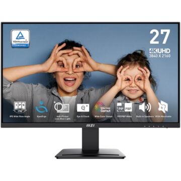 MSI PRO MP273U 27" UHD IPS 4ms 60Hz Business Monitor - Black